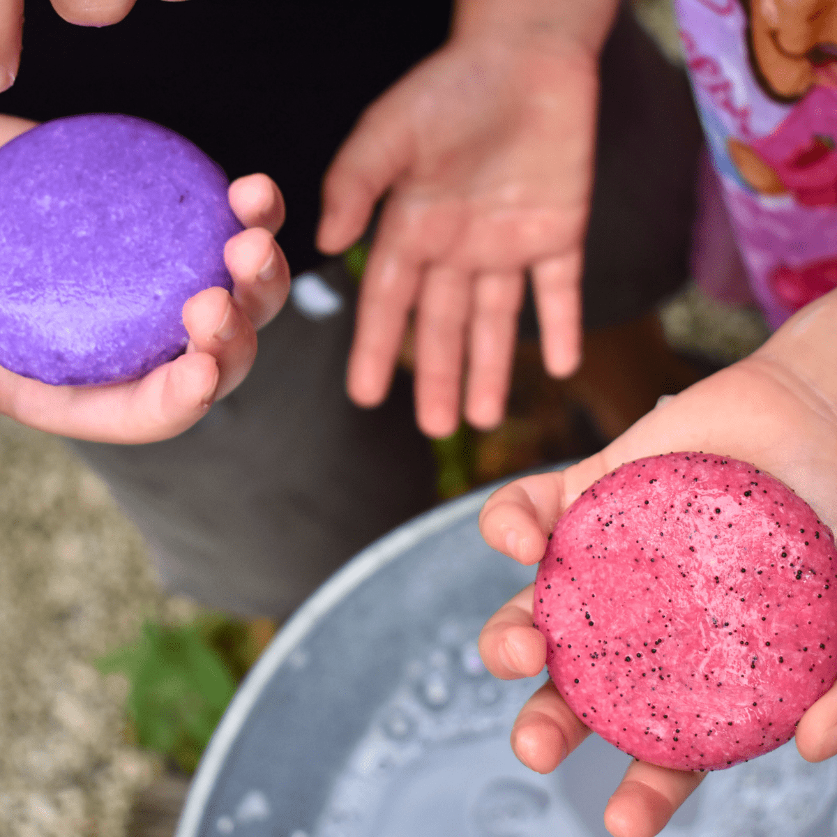Kids shampoo bar