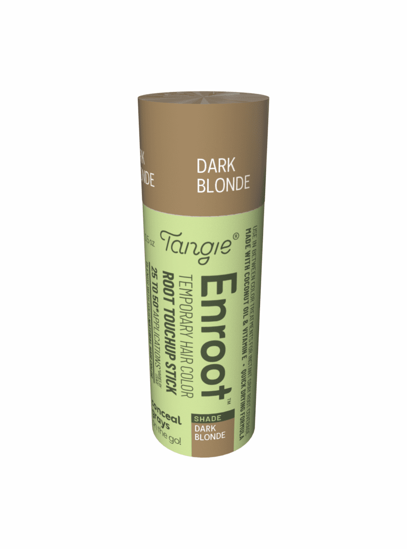 Tangie Enroot Dark Blonde Root Touch-Up Stick – Temporary Gray Coverage