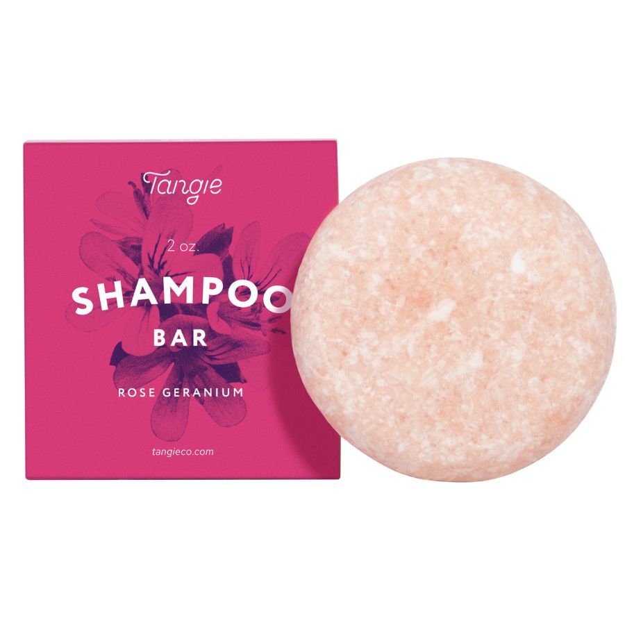 Rose Geranium shampoo bar by Tangieco.com