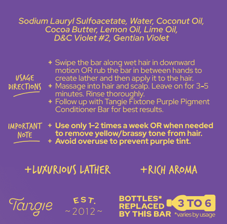 Tangie Fixtone Shampoo bar